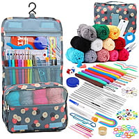 FOLDABLE TRAVEL MATE PURSE CREAM AND COSMETICS STORAGE KKNITTING BAG