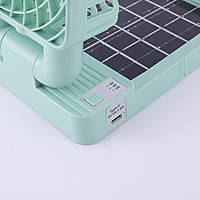 SOLAR ELECTRIC USB CHARGING MINI TABLE FAN SOLAR ELECTRIC USB CHARGING MINI TABLE FAN