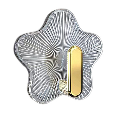 NO-PUNCH STAR WALL HANGER STAR HOOKS 2 PIECES
