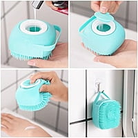 SILICON BATHING & MASSAGE SPONGE WITH AUTOMATIC SOAP DISPENSER SILICON BATHING & MASSAGE SPONGE WITH AUTOMATIC SOAP DISPENSER