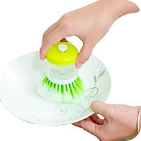 DISHES WASHING BRUSH WITH SOAP DISPENSER DISHES WASHING BRUSH WITH SOAP DISPENSER