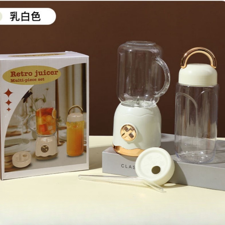 RETRO DOUBLE CUP AUTOMATIC JUICER SMOOTHIE MAKER FRUITS BLENDER RETRO DOUBLE CUP AUTOMATIC JUICER SMOOTHIE MAKER FRUITS BLENDER