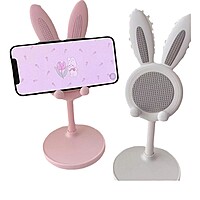 BUNNY FOOD STAND CARTOON PHONE HOLDER BUNNY FOOD STAND CARTOON PHONE HOLDER