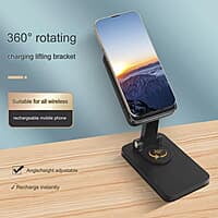 WIRELESS ROTATING FAST CHARGING DESKTOP CHARGER PHONE HOLDER WIRELESS ROTATING FAST CHARGING DESKTOP CHARGER PHONE HOLDER