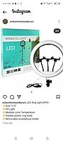 14Inches Ring Light With 3 Phone Holders and Tripod Stand 14Inches Ring Light With 3 Phone Holders and Tripod Stand