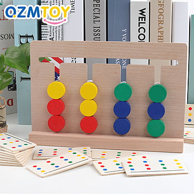 Wooden Intelligence Colour Game For Children