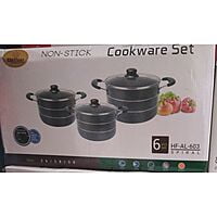 Hoffner Set of 3 Non Stick Pots 20 -24cm Hoffner Set of 3 Non Stick Pots 20 -24cm