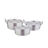 HOFFNER SET OF 3 ALUMINIUM POT SIZE 22,24 AND 26CM HOFFNER SET OF 3 ALUMINIUM POT SIZE 22,24 AND 26CM