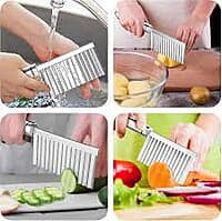 QUALITY CRINKLE CUTTER WAVY CUTTER WITH HANDLE QUALITY CRINKLE CUTTER WAVY CUTTER WITH HANDLE