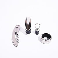 Wine Bottle Opener with Accessories 4pcs Wine Bottle Opener with Accessories 4pcs